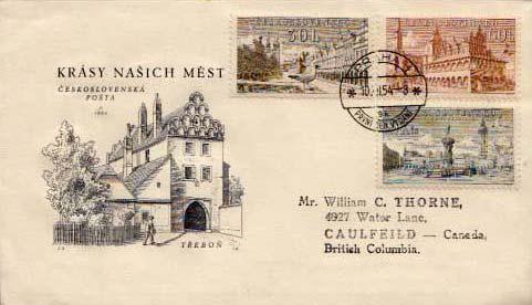 Czechoslovakia, First Day Cover