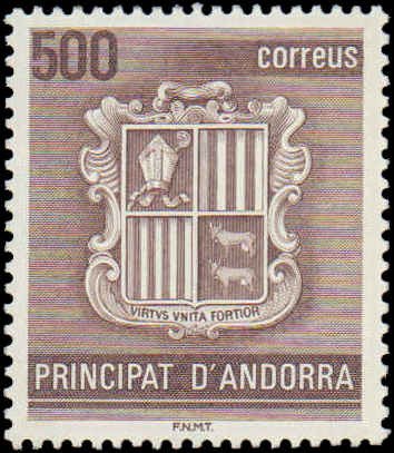Andorra Spanish Administration #192-198, Complete Set(4), 1988, Never Hinged