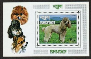 Bhutan Stamp 149N  - Poodle