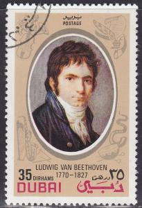 Dubai 155 CTO 1972 Ludwig van Beethoven