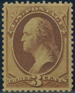 #184TC6d TRIAL COLOR PLATE ON STAMP PAPER (BROWN) BQ8273