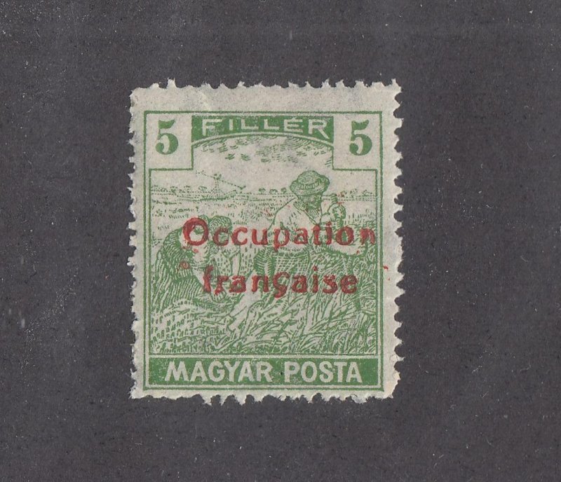 HUNGARY # IN40 VF-MNH FRENCH OCCUPATION O/PRINT CAT VALUE $55+