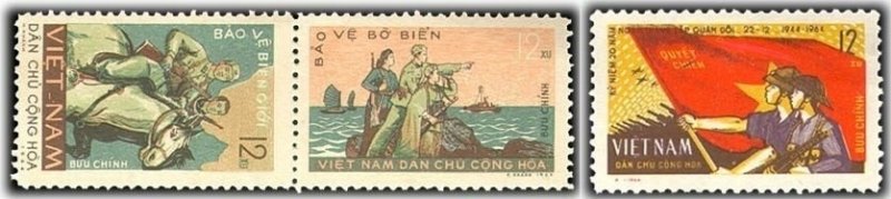 Vietnam 1964 MNH Stamps Scott 330-331 Army Horse Soldiers