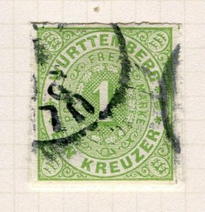 GERMANY; NORTHERN STATES 1860s classic issue fine used Shade of 1k. value