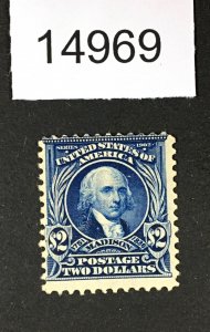 MOMEN: US STAMPS # 312 MINT OG LH $825 LOT #14969