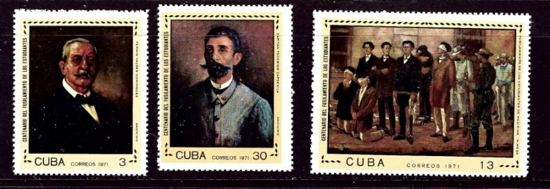 Cuba 1656-58 MNH 1971 Paintings    (ap4041)