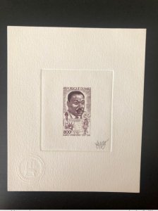 1983 Mali Mi. 955 Proof Martin Luther King Statue of Liberty Artist's Proof-