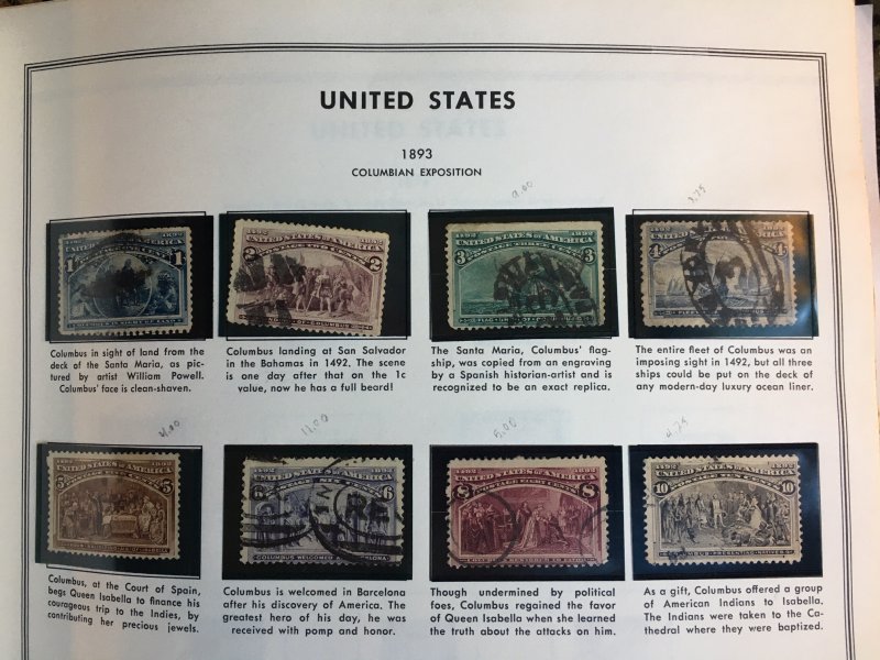 US 1893 Columian Expo 230-37 Used