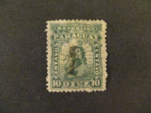 Paraguay #17 mint hinged  a21.3 2348