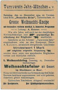 RELIGION \ CHRISTMAS -  POSTAL HISTORY:  POSTAL STATIONERY - GERMANY 1904