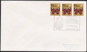 NEW ZEALAND 1975 cover NETBALL TOURNAMENT commem pmk.......................B3931