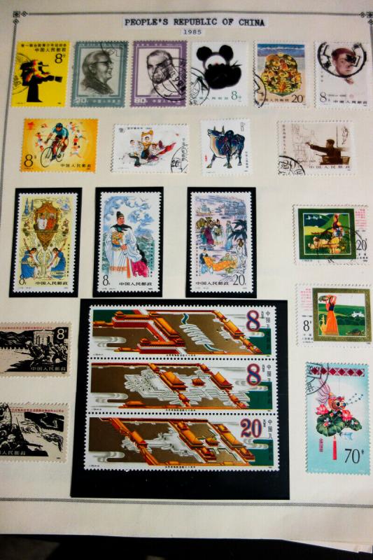 China PRC Stamps Mostly Mint 1980s-1990s Sets and S/S