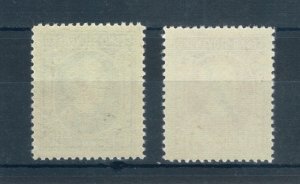Slovakia 1939 optd SLOVENSKY STAT stamps. MNH. Sg 23-24