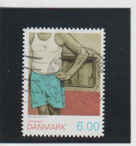 Denmark  Scott#  1526  Used  (2011 Camping)
