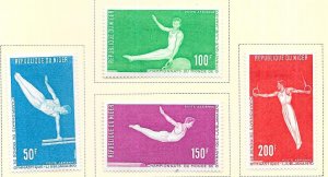 Niger #C137-140   17th World Gymnastics Championships (MLH) CV$7.05