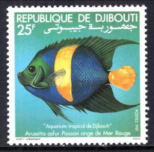 Djibouti 521 Fish MNH VF