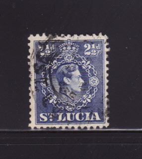 St Lucia 115 U King George VI