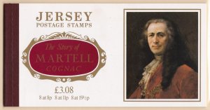 Jersey Booklet #294a, MNH XF, no creases, History of Martell