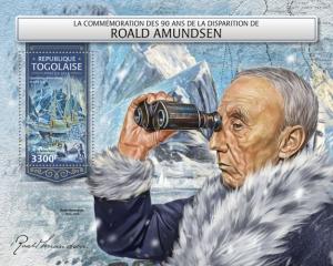 TOGO - 2018 - Roald Amundsen - Perf Souv Sheet - M N H