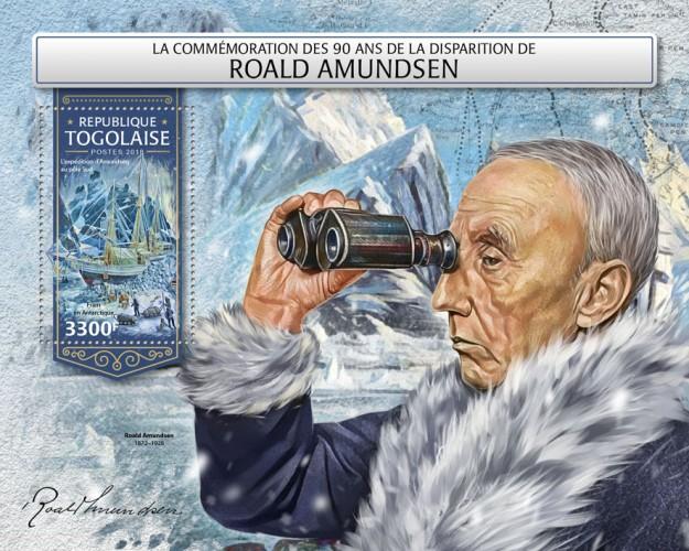 TOGO - 2018 - Roald Amundsen - Perf Souv Sheet - M N H