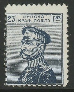 Serbia 1911-14 King Peter I Karageorgevich 25p MNH** A16P49F736-