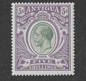 Antigua Sc #41  5 shilling LH VF