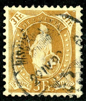 Switzerland, Scott #88b, Used