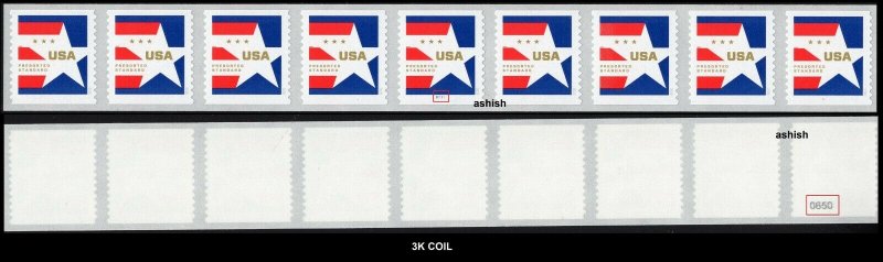 2020 US STAMP - PRESORT STAR - PNC9  - SC# 5433 - 3K/10K with COIL#