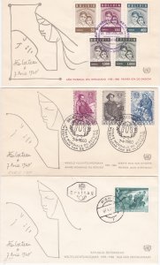 World Refugee Year 24 First Day Covers with a Common Designed Cachet on each