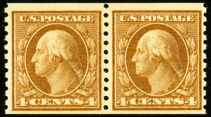 US Stamps # 457 MNH XF Mint State Pair Scott Value $140.00 