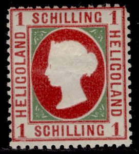 HELIGOLAND QV SG8, 1sch rose & pale yellow-green (DIE III), M MINT. Cat £200.