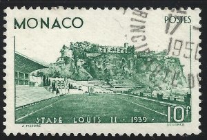 1939 MONACO, n . 184 Luigi II . stadium USED