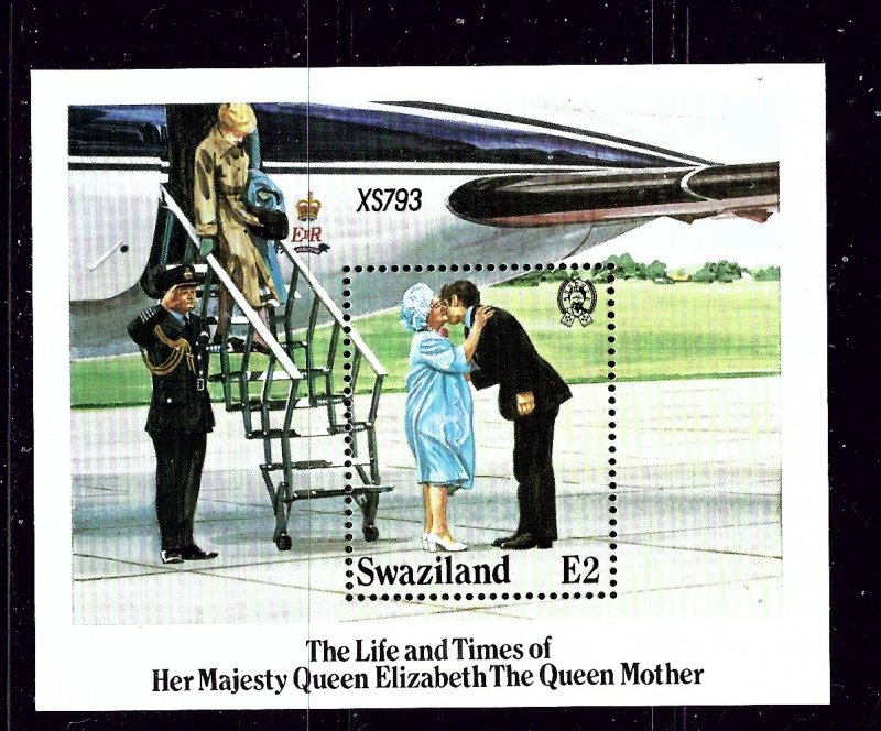 Swaziland 480 MNH 1985 Queen Mother Birthday S/S