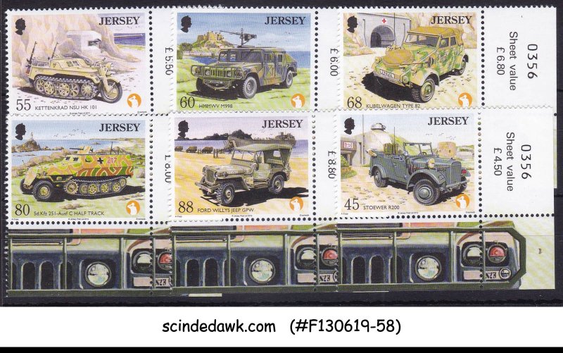 JERSEY - 2013 MILITARY VEHICLES - 6V - MINT NH