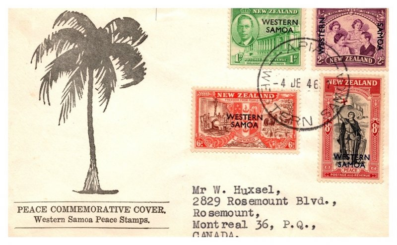 Samoa, Worldwide First Day Cover