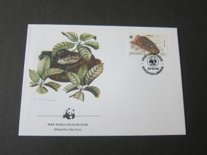 Jamaica 1984 Sc 591-594 FDC