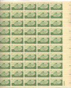 US 1108 - 3¢ Gunston Hall, VA Unused