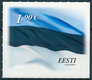 Estonia Flags Stamps 2020 MNH Estonian Flag E1.90 National Emblems 1v S/A Set