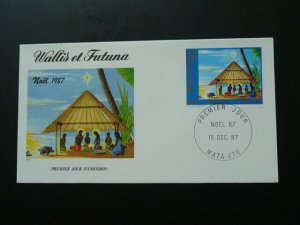 Christmas 1987 FDC Wallis & Futuna 60986