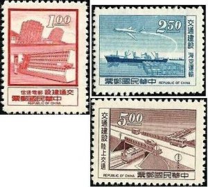 Taiwan 1972 Sc 1807-1809 Communication  set MNH