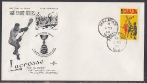 Canada Scott 483 FDC - Lacrosse