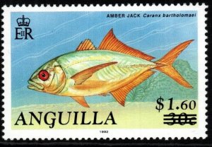 ANGUILLA SG8884 1992 FISH MNH