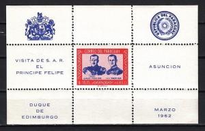 Paraguay, Scott cat. C312a. President & Prince Philip s/sheet. ^