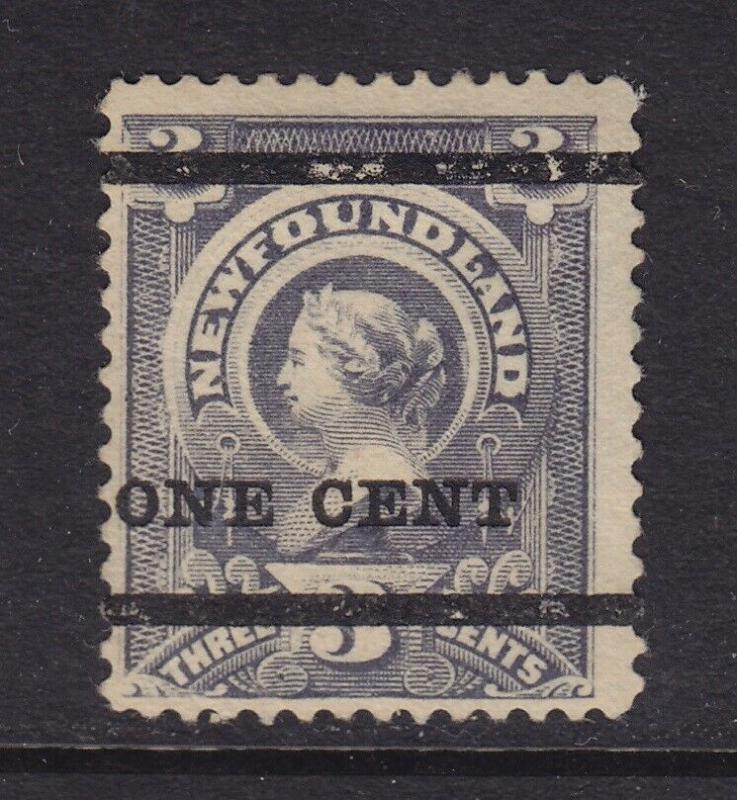 Newfoundland Scott # 75 F-VF OG lightly hinged with nice color! see pic !