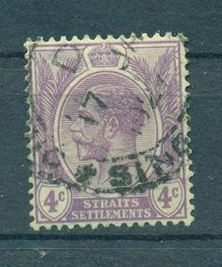 Straits Settlements sc# 184 (4) used cat value $.25