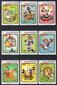 Grenada Grenadines 560-568 Disney's MNH VF