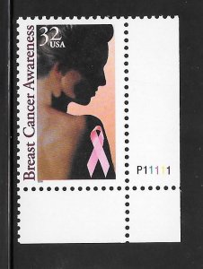#3081 MNH Plate # Single
