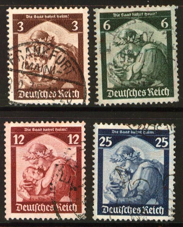 Germany, Scott 448-451, used, complete set