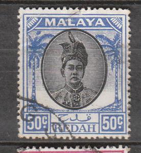 Malaya Kedah 1950 Sc 78 50c Used