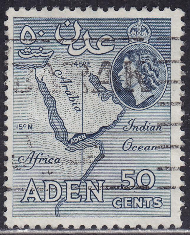 Aden 53b Map of Aden 1955